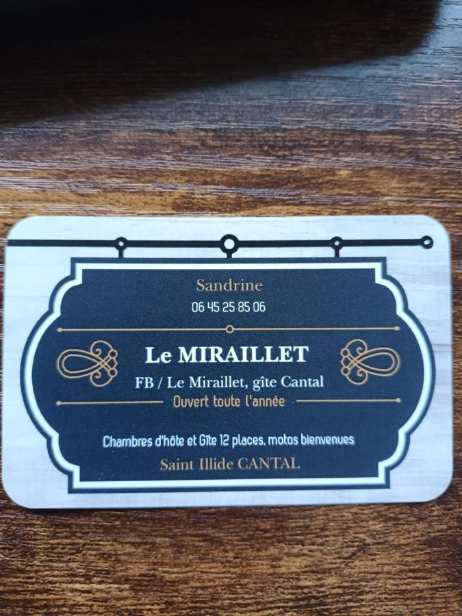 Le Miraillet, Chambre Hote Saint-Illide Exterior photo